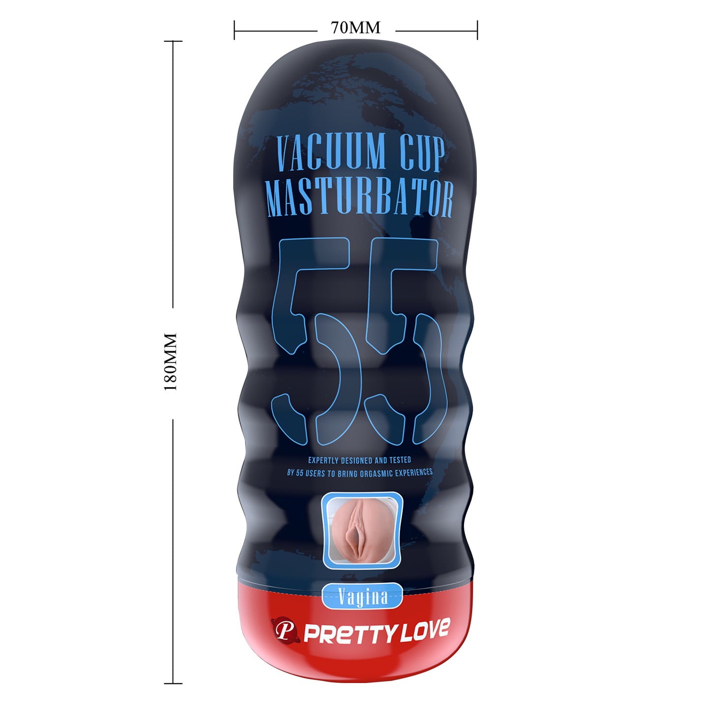 GALAKU - Scepter Pro 2in1 & PRETTY LOVE - Vacuum Cup Masturbator (Vagina)