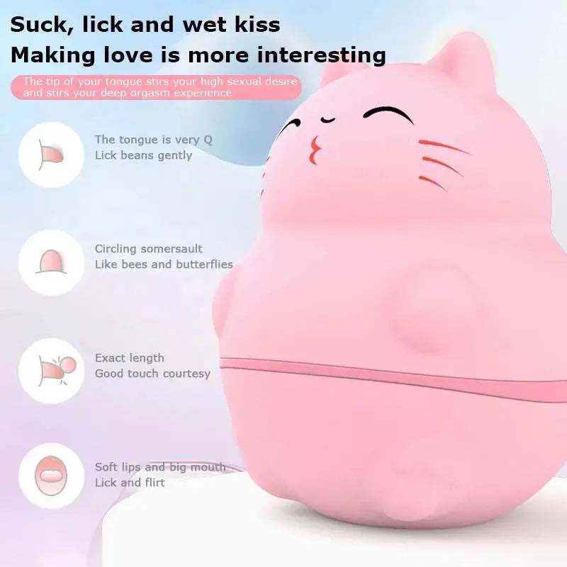 BAILE - Eros Fountain & Mini Cat Licking Vibrator