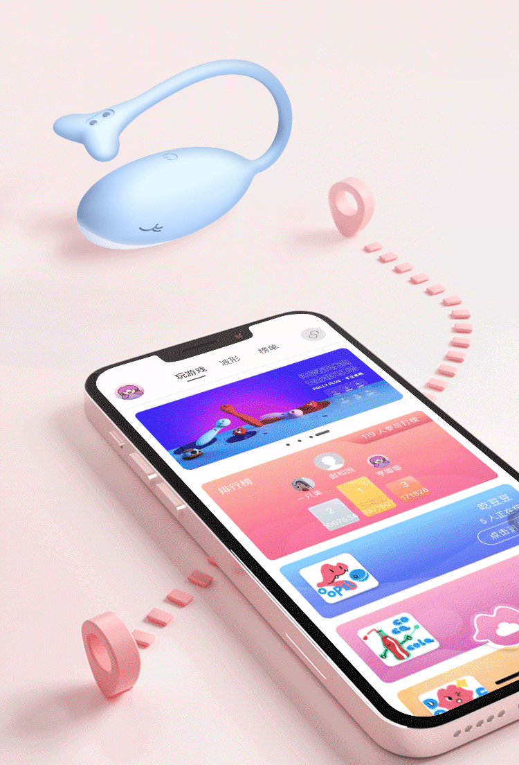 KISSTOY - Doris Whale Kegel Egg Vibrator