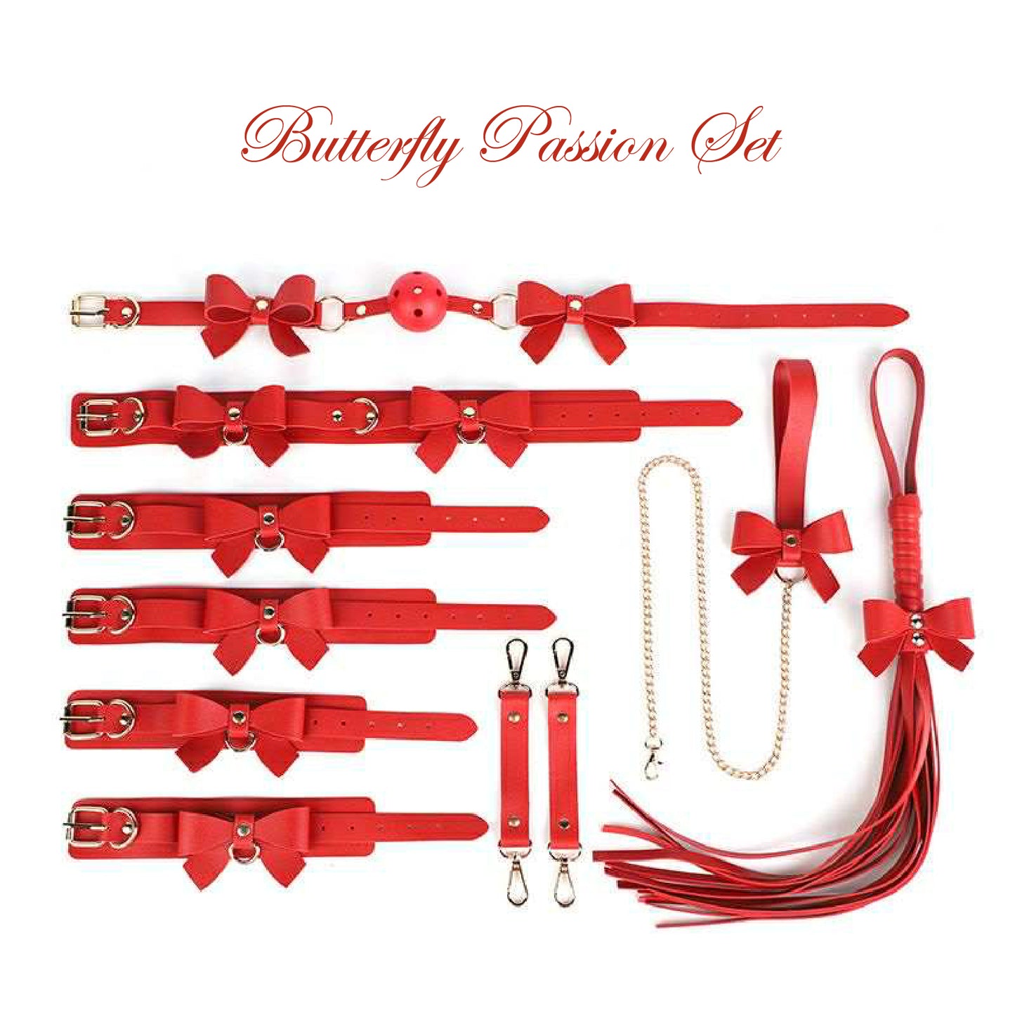 Butterfly Passion Set - Red