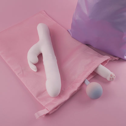 ถุงผ้าซาติน เก็บของเล่น