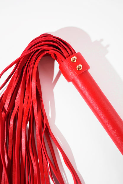 Red PU Leather Whip – Premium Edition