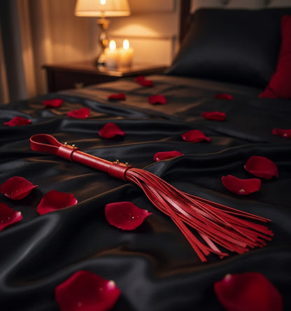 Red PU Leather Whip – Premium Edition