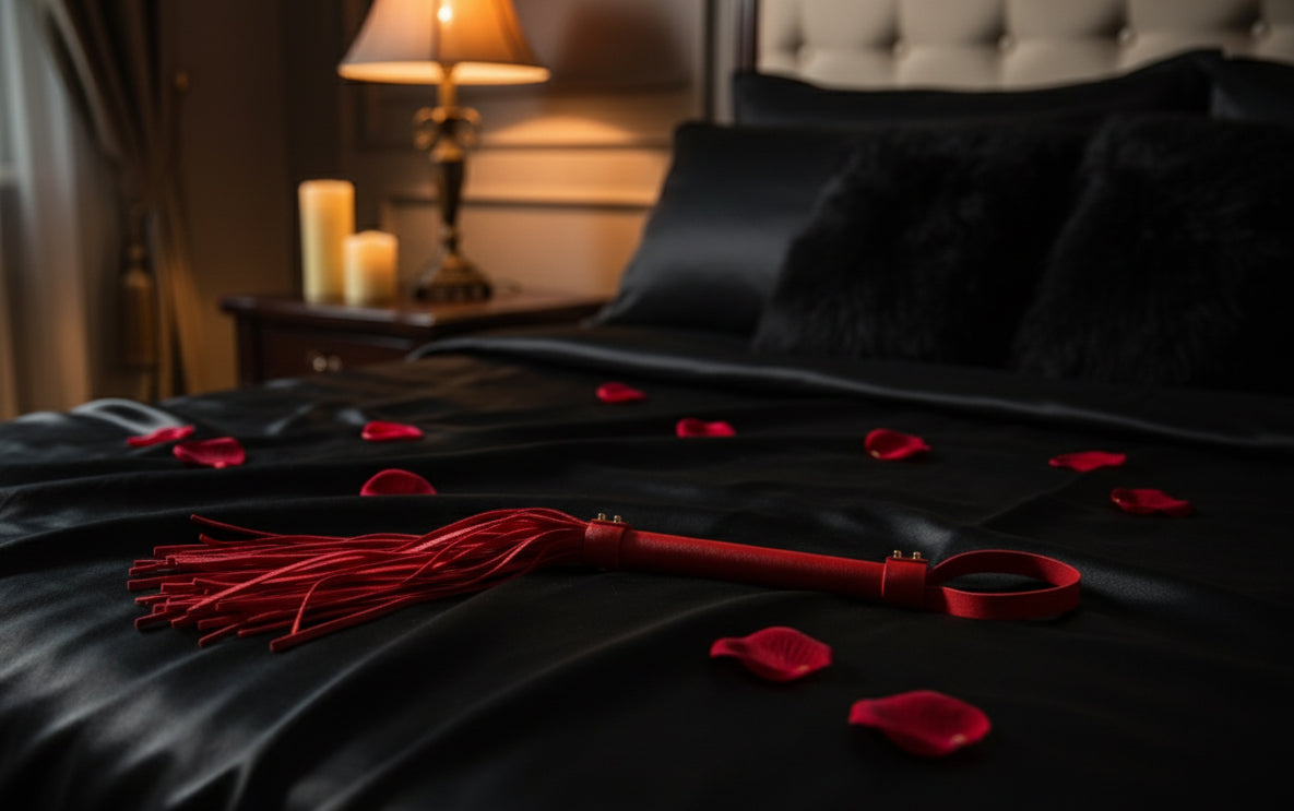 Red PU Leather Whip – Premium Edition