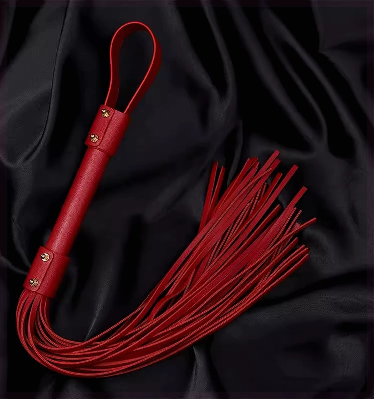 Red PU Leather Whip – Premium Edition