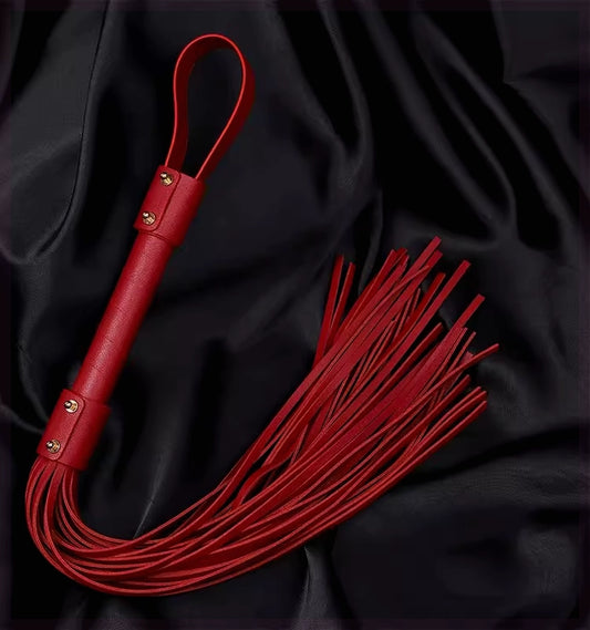 Red PU Leather Whip – Premium Edition