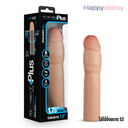 Performance Plus By Blush® | Resilience 7 Inch Realistic Penis Extender Sleeve