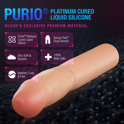 Performance Plus By Blush® | Resilience 7 Inch Realistic Penis Extender Sleeve